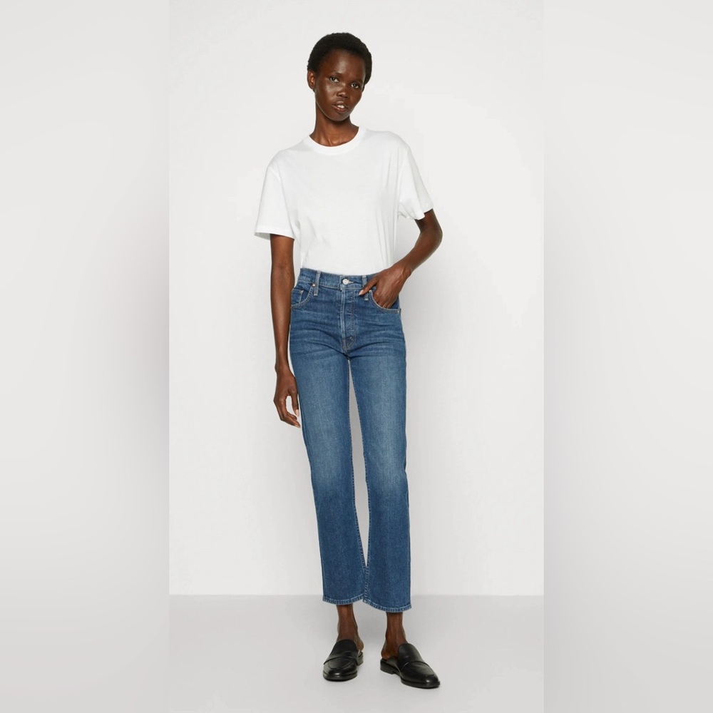 MOTHER Ankle Jeans in Classic Blue